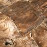 Round solid teak Puzzle 