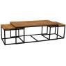 Tables basses modulables en bois recyclé