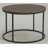 Metal and wooden coffee tables