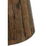 Round table in recycled wood