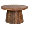  Round table in recycled wood