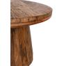  Round table in recycled wood