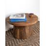  Round table in recycled wood