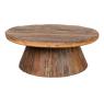  Round table in recycled wood