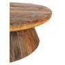  Round table in recycled wood