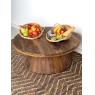  Round table in recycled wood