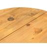 Pine side table and metal