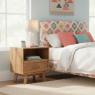 Recycled pine bedside table