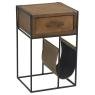 Leather nightstand