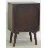 Mango wood and acacia wood nightstand