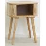 Mango wood nightstand