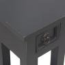 Black mahony night bed side table 