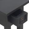 Black mahony night bed side table 