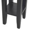 Black mahony night bed side table 