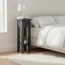 Black mahony night bed side table 