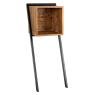 Bed side table in fir wood