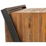 Bed side table in fir wood