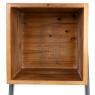 Bed side table in fir wood