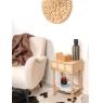 Bedside table in laminated medium