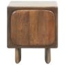 Mango wood nightstand
