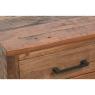 Table de nuit en bois recyclé