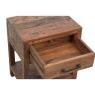 Table de nuit en bois recyclé