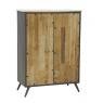 Wooden and metal bar furniture