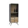 Wooden and metal bar furniture