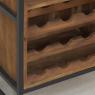 Bar cabinet in recycled wood