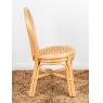 Chaise enfant en rotin naturel et cannage