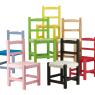 Chaise enfant en bois et coton