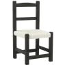 Chaise enfant en bois et coton