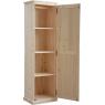 Raw wood cupboard 1 door