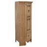 Spruce wood corner cupboard