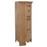 Spruce wood corner cupboard