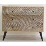 Mango wood chest of drawer