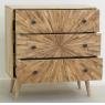 Mango wood chest of drawers