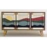 Mango wood sideboard - SUNSET