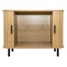 Chest in slatted MDF