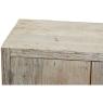 Commode en bois blanchi recyclé