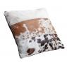 Square cow skin cushion