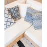 Coussin carré en coton