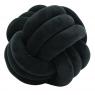 Black velvet cushion