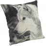 Bear and wolf cotton cushion