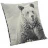 Bear and wolf cotton cushion