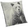 Bear and wolf cotton cushion