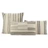 Cotton cushions with graphic pattern