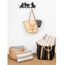 Cotton cushions with graphic pattern