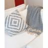 Coussin en coton Losanges