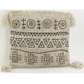Jute and cotton cushion